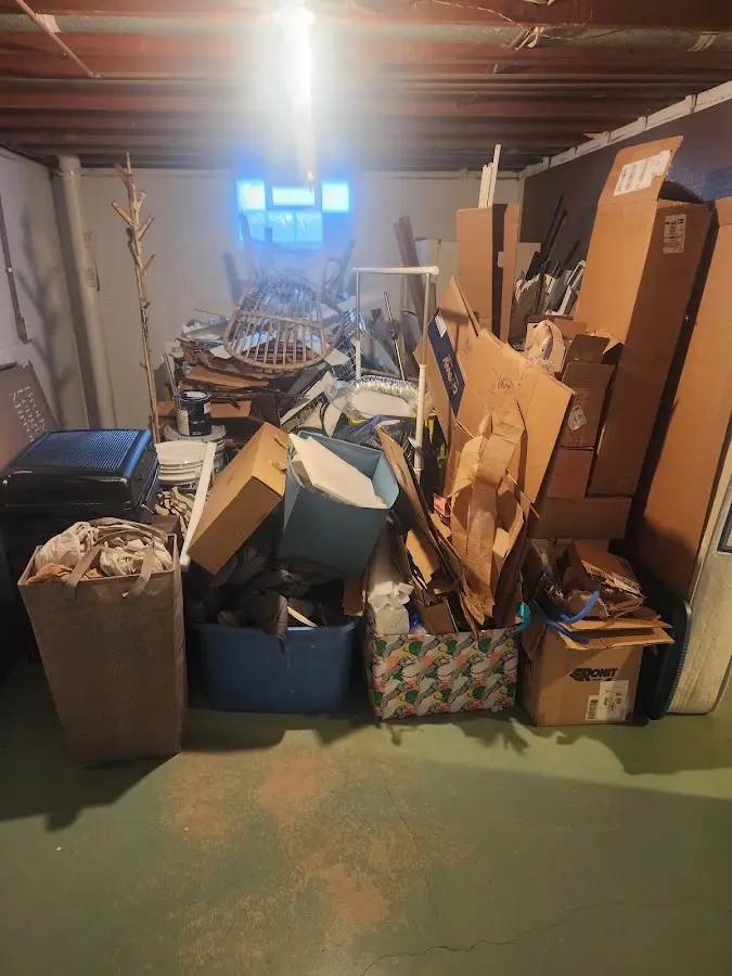 Roll-off dumpster container at job site for Construction Dumpster Rental in Albemarle